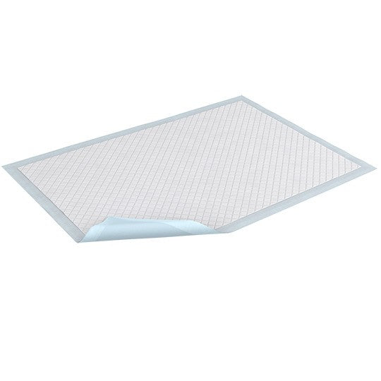 Piqué TENA® Air Flow, absorption modérée, 23 po x 36 po bleu- caisse de 60