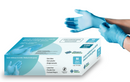 Gants médicaux en nitrile Turquoise 3.35 mils - Boite de 100