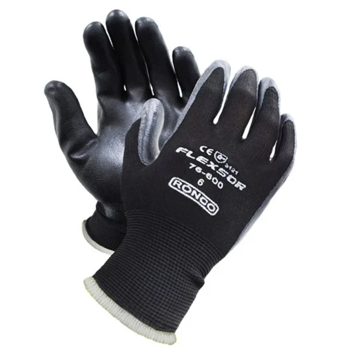 Flexsor™ 76-600 Gants en nylon enduits de mousse de nitrile - Paquet de 12 paires