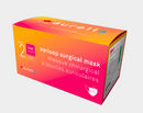Masque Aurelia ASTM, 3 Plis Niveau 2 - Rose - Boite 50