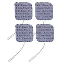 Dura-Stick Plus 2x2" Electrodes — Pre-gelled — Fabric Backing — Pack of 4