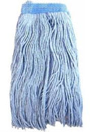 Vadrouille humide emballée, brins coupés, bleue 32 oz