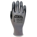 S003/6 Polyester Knit Gloves, Nitrile Rubber Coated - Pack of 12 Pairs