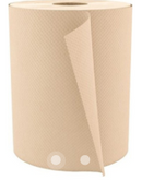 H065 SELECT Brown Roll Paper Towels, 12 x 600' - Case of 12