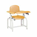 Lab X Series Blood Draw Chair, 400 lb, with upholstered armrest