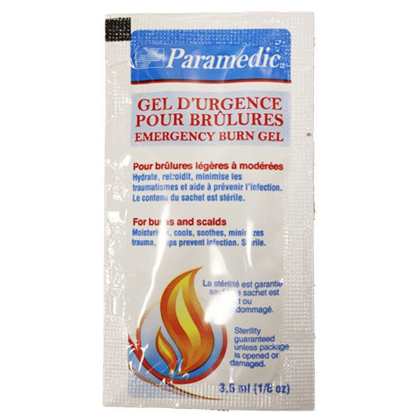 GEL D’URGENCE POUR BRÛLURES (boite de 100) (cool jel)