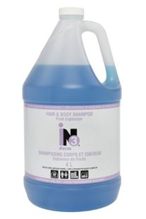 Savon pour corps et cheveux INO Derm bleu parfumé 4L