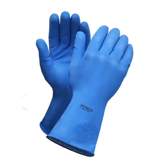 Gant de Latex Réutilisable, bourrer de laine 12po, 16 mils -