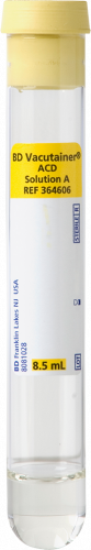 Tube ACD de sang total en verre BD Vacutainer® - BTE/100 CA/1000