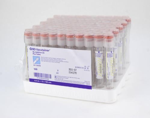 Tube BD Vacutainer® sans additif (Z) - BTE/100 CA/1000