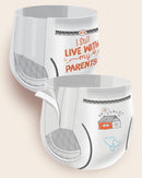 Pantalon d'entraînement Cuties® avec côtés refermables, filles, X-large 4T–5T, 38+lb, caisse de 76