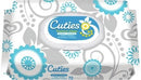 Cuties Serviettes humides, Petites,6" X 7", paquet de 72 ou caisse de 864