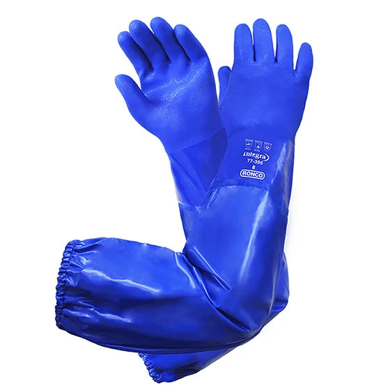 Integra™ 77-395 Gants en PVC à triple trempage, 28" long - Caisse de 36 pairs