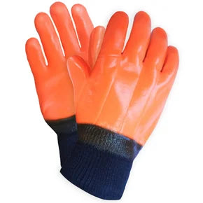 Iceberg™ Gants en PVC à double trempage - Poignet en tricot- Caisse de 72 pairs