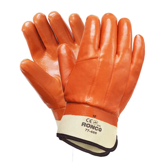 Integra™ 77-466 Gants en PVC à trempage simple, Isolés en jersey - Taille unique - Caisse de 72 pairs