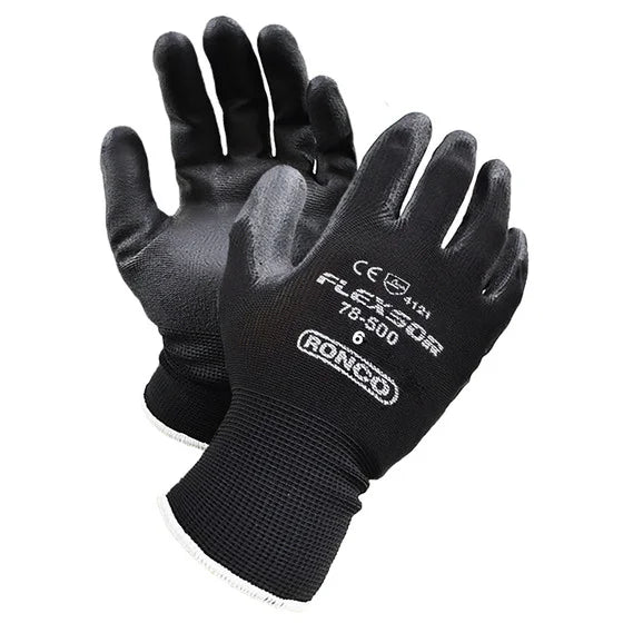 Gants nylon Flexsor enduits de nitrile 72 pairs / CS