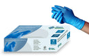 Gants médicaux en nitrile Bleu 3.50 mils - Boite de 100