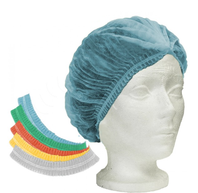 RONCO Care™ Bonnets bouffants plissés - 24po - Caisse de 1000