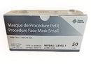 Masque de procédure Petit (pédiatrique) ASTM Level 1 - 50/boite