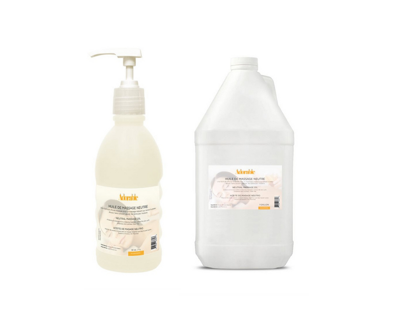 Huile de massage ADORABLE - 1L ou gallon (4L)