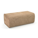 BROWN SINGLE FOLD HAND PAPER 9.1"X10.25" 250/PK 16 PK/CS (101452)