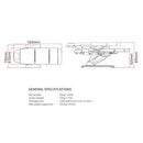 Fauteuil facial électrique blanc 3 sections avec bras